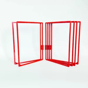 Flip system for 6 plastic frames